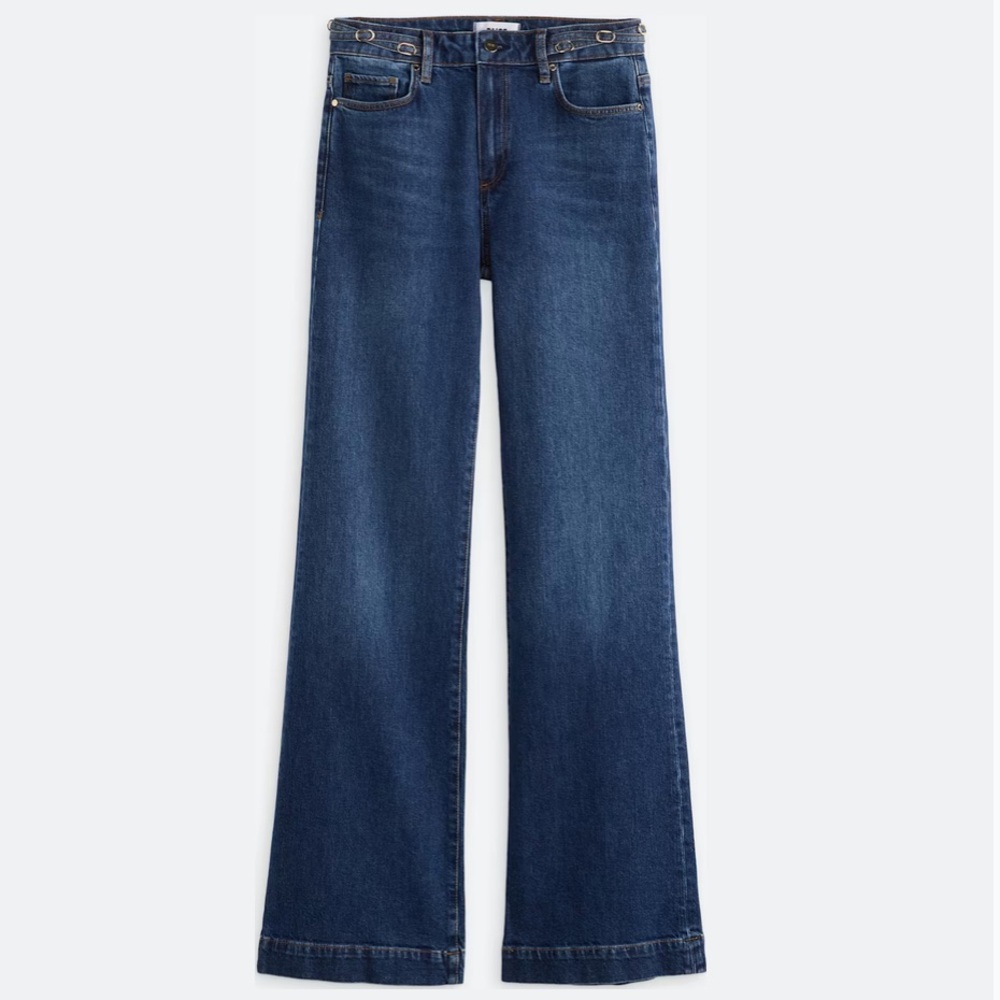 PAIGE Dark Blue Flare Jeans
